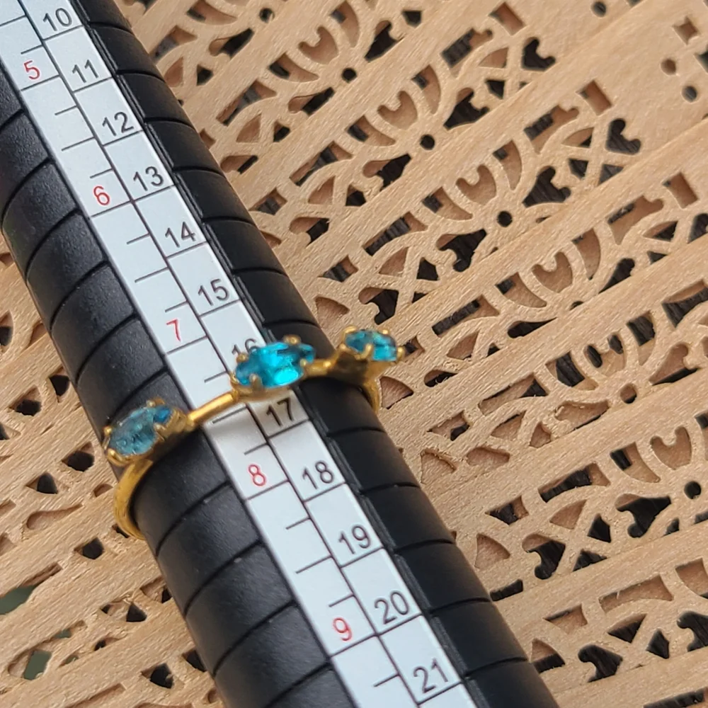 Size 7.5 ladies band for sale blue & gold